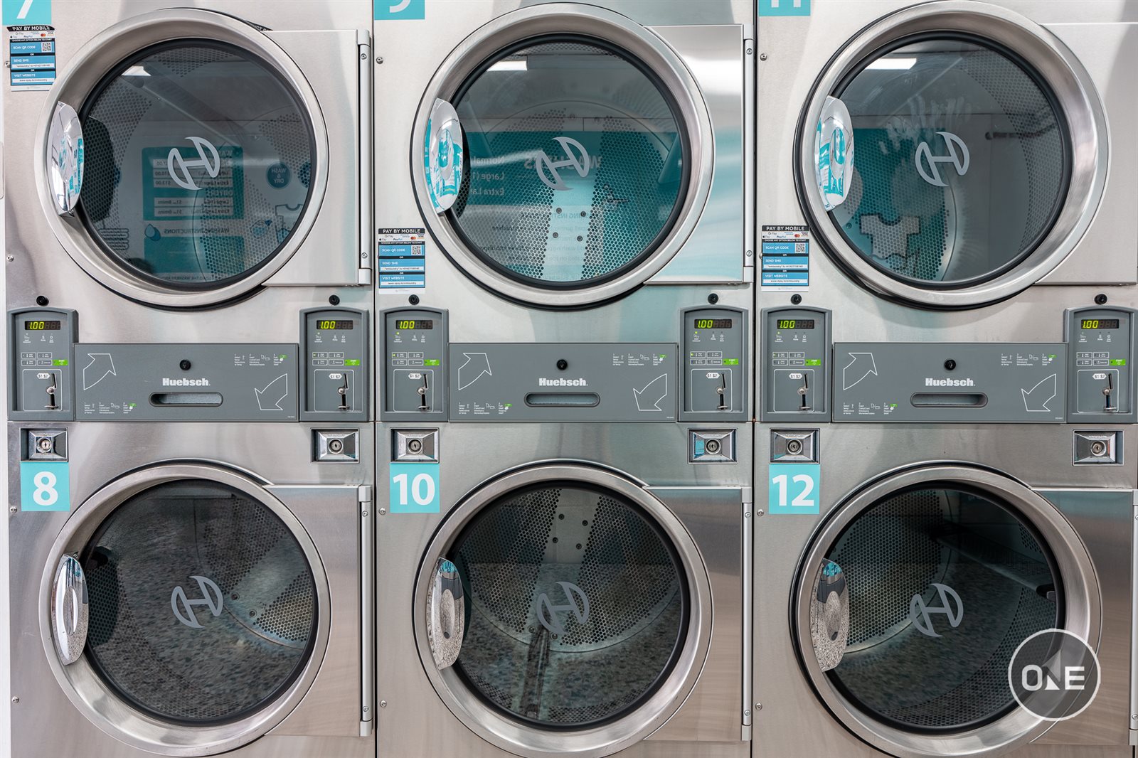 East Malvern stacked commercial dryers